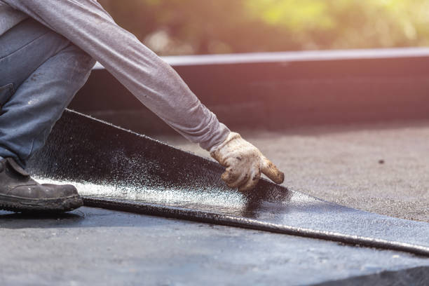 Professional Crawl Space Encapsulation technician working in Glandorf, OH